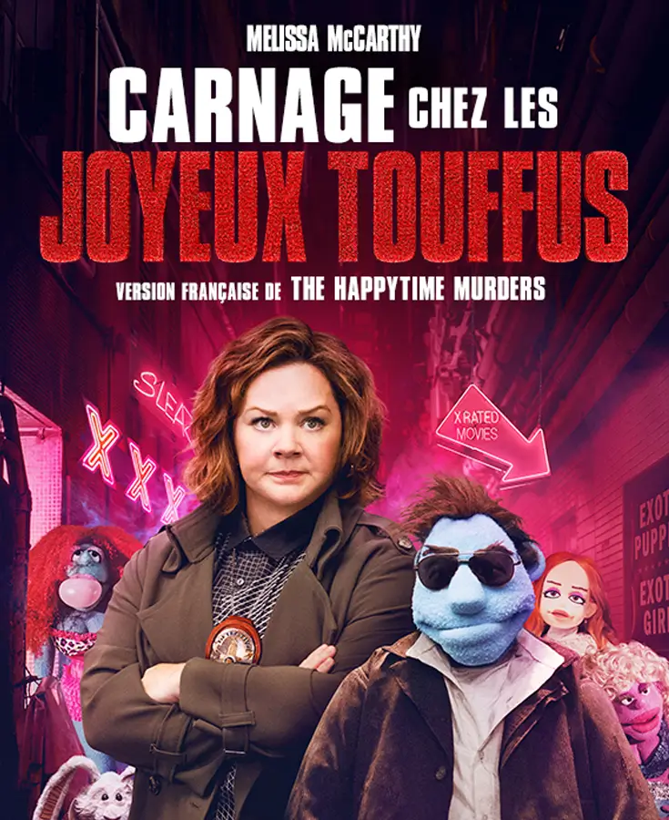 Affiche du film carnage chez les joyeux touffus