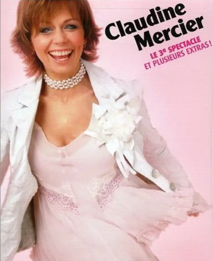 Affiche du spectacle Claudine Mercier 3e spectacle