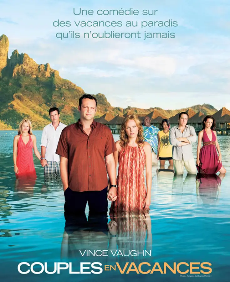 Affiche du film couples en vacances