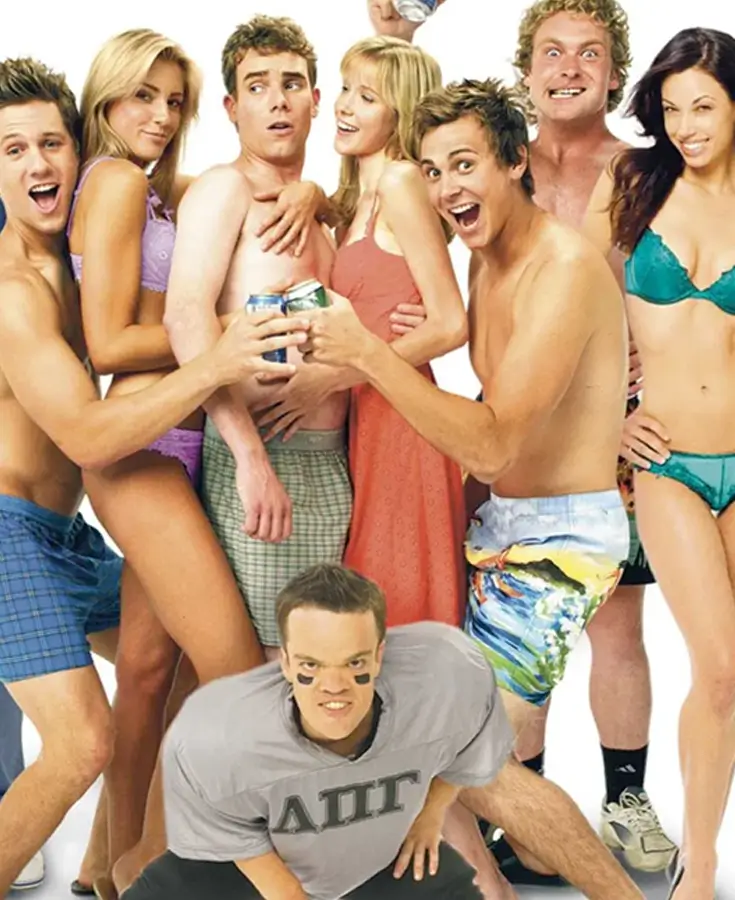 Affiche du film Folies de graduation présente: La course du naked mile