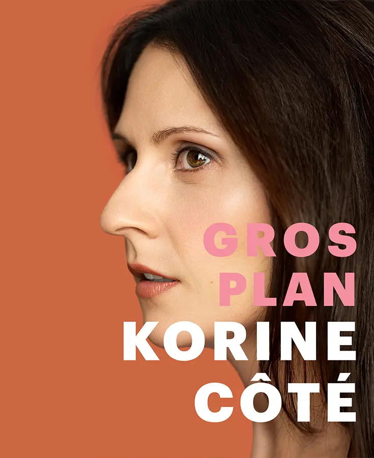 Affiche du deuxième spectacle d'humour de korine côté 