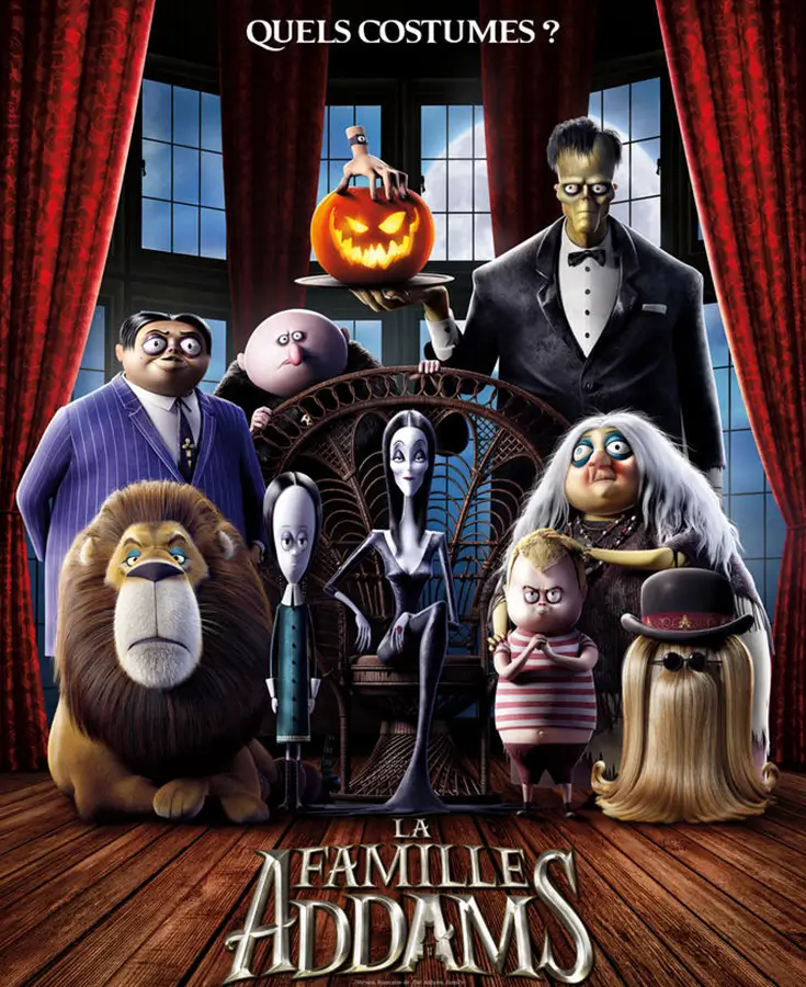 Affiche du film la famille Addams