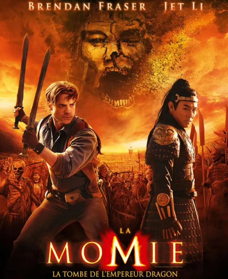 Affiche du film la momie: la tombe de l'empereur dragon