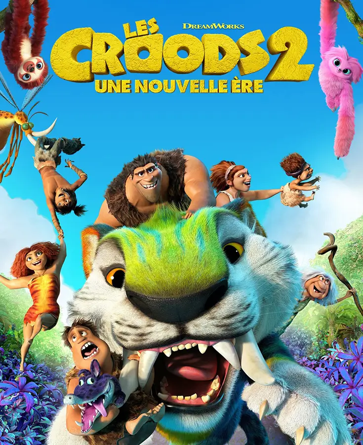 Affiche du film les croods 2: une nouvelle ère