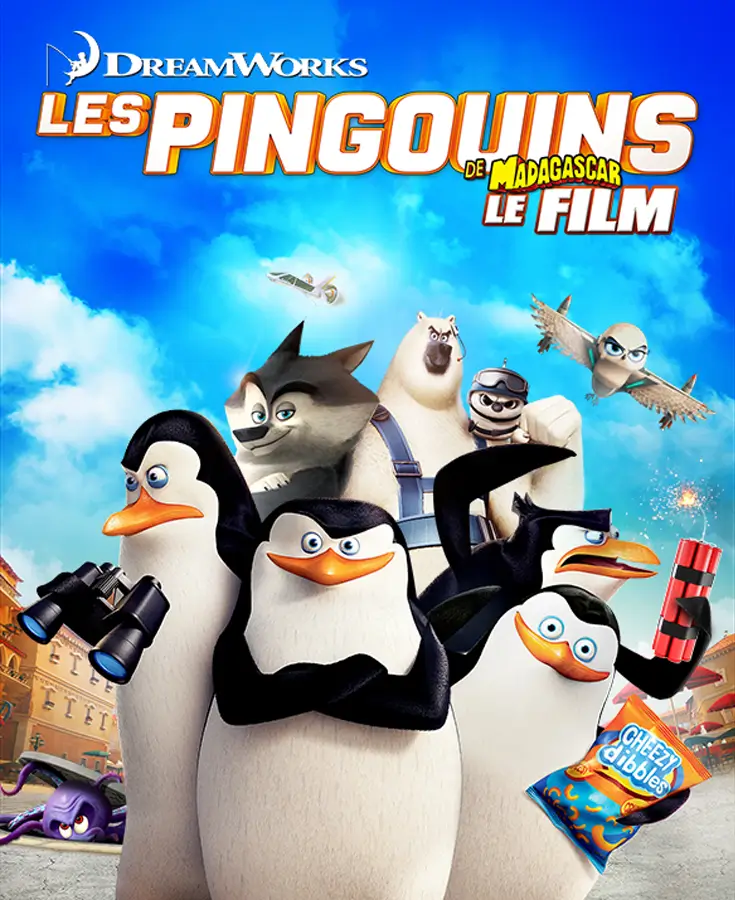 Affiche du film Les Pingouins de Madagascar