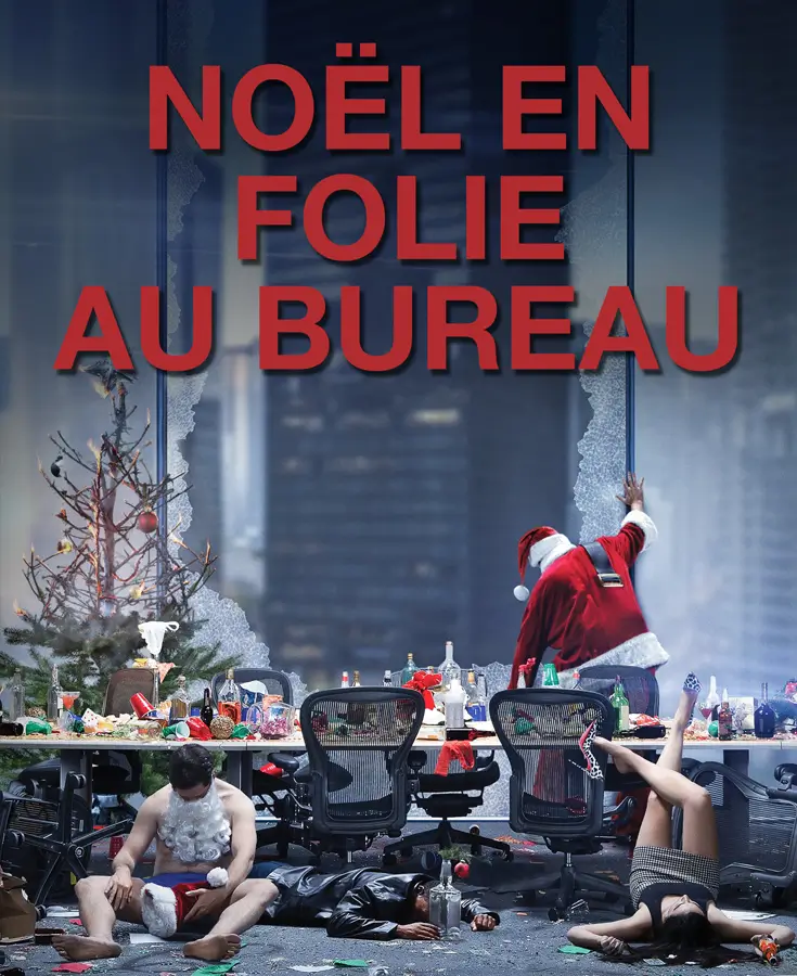 Affiche du film Noël en folie au bureau